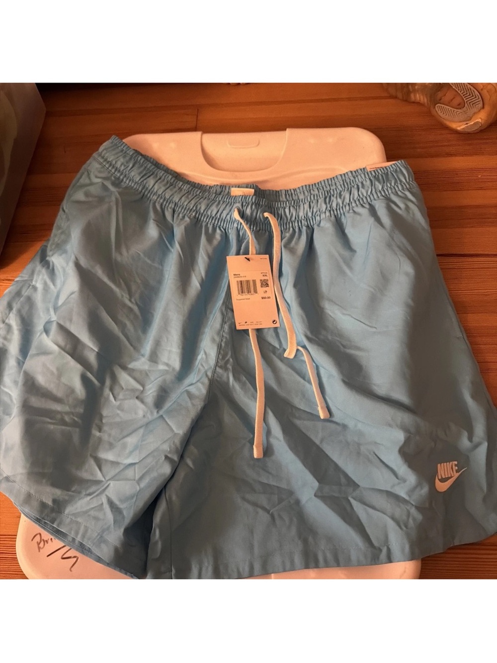 Nike Light Blue Men's Athletic Shorts